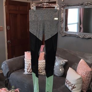 Xs pink legging with mess